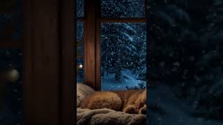 Blizzard Snow Storm and Winter Winds – Sleep Peacefully with Soothing Sounds and a Christmas Theme [upl. by Asssilem]