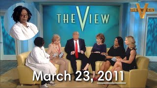 Whoopi Goldberg Sets The Record Straight On Trumps Claims About View Appearances  The View [upl. by Prue]