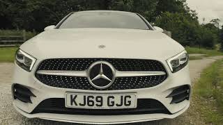 New Mercedes A180D AMG Line Saloon Auto Review [upl. by Nwhas]