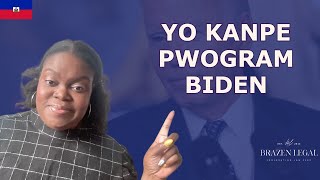 Pwogram Biden kanpe epi yo pa p aksepte aplikasyon  Avoka Bianca [upl. by Dalpe]