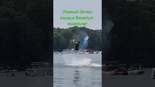 Standup Jetski Double Backflip Pro Doing Flips On A Jet Ski jetski flips flipsandtricks [upl. by Gunning713]