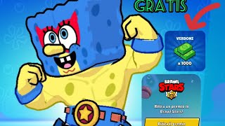 come riscattare 1000 verdoni GRATIS su BRAWL STARS [upl. by Annayram]