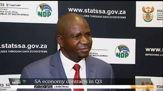 Economic Growth  SA GDP contracts in the third quarter Risenga Maluleke [upl. by Bruner105]