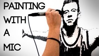 Macklemore  mit MIKROFON gemalt  ARTgerecht 7 [upl. by Ahseenat]