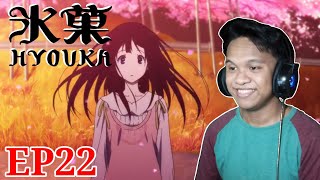 I LOVE THIS FINAL MOMENT  Hyouka Episode 22 End Reaction [upl. by Wilson52]