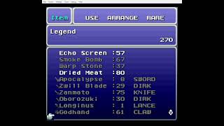 FF6 Item Expansion in theory as much more as you want [upl. by Hako]