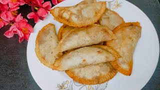 Narkeler Vaja Puli Pitha  Pitha Recipe Fried Puli Pitha  Bengali Food Recipes [upl. by Enoch]