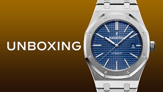 Unboxing the Audemars Piguet Royal Oak 15400STOO1220ST03 Audemars Piguet Watch Review [upl. by Athelstan]