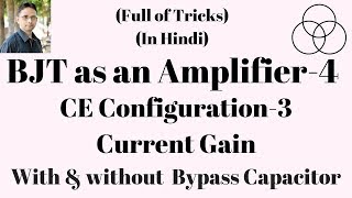 BJT as an Amplifier4  Mid Band Analysis of BJT Analog Electronics27 by SAHAV SINGH YADAV [upl. by Suilenroc]