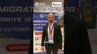 Speakers feedback Dengiz Kurshat shares his thoughts on ImmigrationPro Istanbul 2024 [upl. by Oiluj]