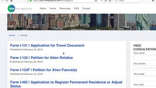 Form I130  Petition for Alien Relative [upl. by Willman]