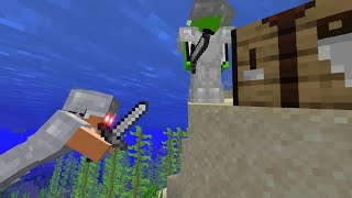 Minecraft Speedrunner VS Hunter Again [upl. by Haiasi179]