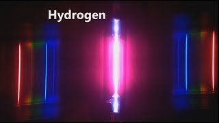 Emission Spectra Viewed With Diffraction Grating  Mr Pauller [upl. by Carnay]