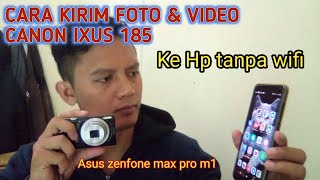 Cara kirim foto amp video canon ixus 185 via usb OTG [upl. by Aderfla420]