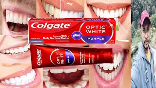 Colgate Optic White Purple Toothpaste  Honest Review [upl. by Ginsburg752]