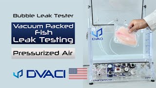 Vacuum packed fish  ASTM F209611 Leak testing [upl. by Wendye711]