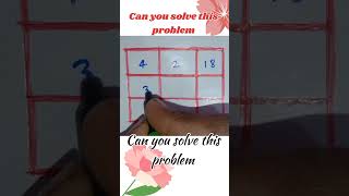 Can you solve this problem Maths problem Puzzle shorts viral atozmcq [upl. by Llerrahs]