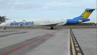 Allegiant FLT 652 Arrives SBY AIRPORT [upl. by Zampardi]