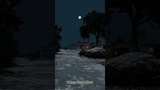 Village Night View Nature Sounds Cricket Sounds Night Soundsshorts [upl. by Carlisle]