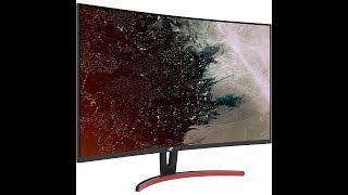 Acer curved 1440p 144hz gaming monitor unboxing and first impressions [upl. by Erlewine]