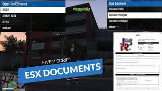 Fivem Script ESX Documents [upl. by Nnalyrehs716]