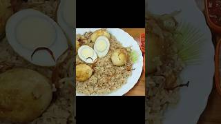 Dimer polau। egg recipe।Polau Recipe shorts shortvideo youtubeshorts [upl. by Adlemy]