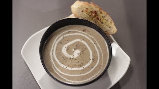 Cream Of Mushroom Soup  Sanjeev Kapoor Khazana [upl. by Llerahs]