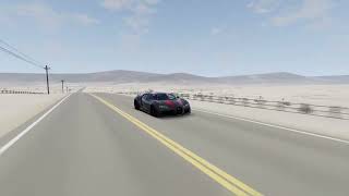 High speed 500 kmh  Bugatti Chiron crash  Beamng [upl. by Lia]