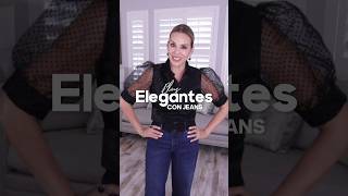 Usa tus blusas elegantes con jeans [upl. by Levins]