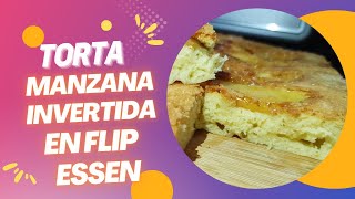 🍎 Como hacer TORTA INVERTIDA de MANZANA en la FLIP ESSEN  Recetas rápidas para Flip Essen [upl. by Ahseik]