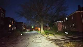 I Drove Through The Roughest Areas of East Cleveland Ohio at Night [upl. by Nwadrebma]