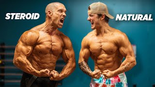 STEROID VS NATURAL BODYBUILDING COMPETITION  ft Greg Doucette [upl. by Ceevah241]