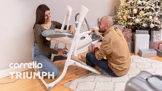 Highchair Carrello Triumph CRL10302 [upl. by Wichern462]