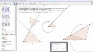 Construcción de triángulos utilizando GeoGebra 5 [upl. by Chaddy176]