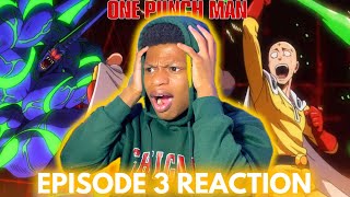 HE MISSED THE SELL One Punch Man Episode 3 Reaction [upl. by Arrahs]