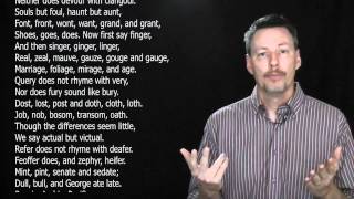 The Chaos Of English Pronunciation by Gerard Nolst Trenité [upl. by Yarezed]