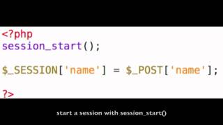 PHP Session Variables Song [upl. by Hachman]