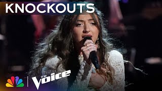 Nini Iris Showstopping Performance of Radioheads quotKarma Policequot  The Voice Knockouts  NBC [upl. by Kcirednek723]