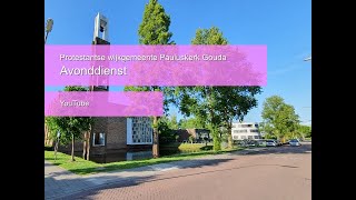 Avonddienst 4 augustus 2024  1900  ds Veluw uit IJsselmonde [upl. by Leoj]