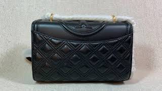 Tory Burch Black Fleming Small Convertible Bag SPECIAL ORDER [upl. by Sarilda]