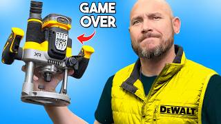 DeWALT Just Changed Woodworking FOREVER genius new router [upl. by Ebeohp]