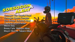 Sorsogon amp Albay Motorcyle Tourist Spots  Bicol Region  Motorcycle Tourism [upl. by Ymmit]