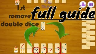 how to play Dominoes 2 players  full guide secret [upl. by Narbig321]