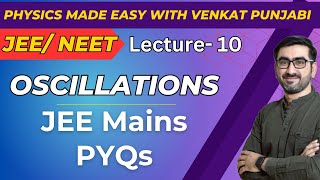 12  JEE NEET  Physics  Oscillations  Lecture 10  MCQs [upl. by Gisser226]