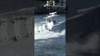 Zigzagging through Haulover Inlet zigzag yt hauloverinlet boating fun funnyvideo funny [upl. by Puri]