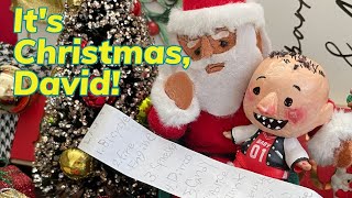 Its Christmas David Read Aloud with Custom David doll [upl. by Adnohs]