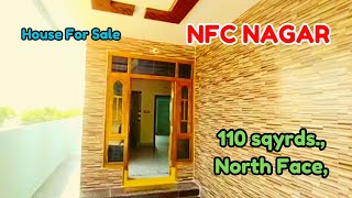 house for sale in ghatkesar nfc nagar 110 sqyrds north face  54 Lakhs [upl. by Setiram]