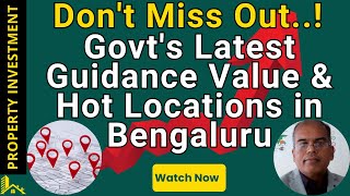 2023 new Guidance Value amp Top Investment Locations in Bangalore  Karnataka SR  Guideline Value [upl. by Hershell]