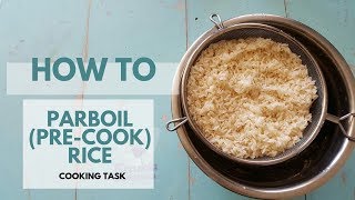 The BEST WAY To Parboil Rice [upl. by Hedvig]