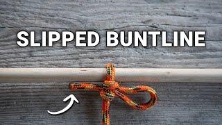 How to Tie a Slipped Buntline Hitch Quick amp Secure [upl. by Shields]